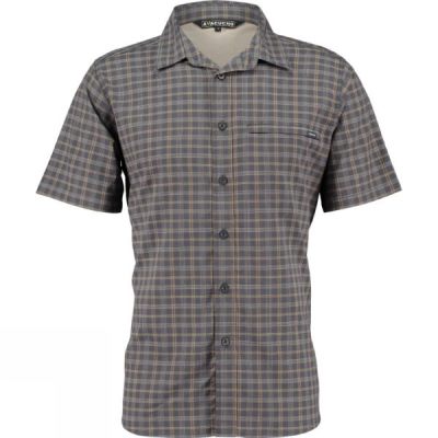 Camisa Ayacucho Hiker II Stretch Manga Corta Hombre Gris - Chile LBD856107